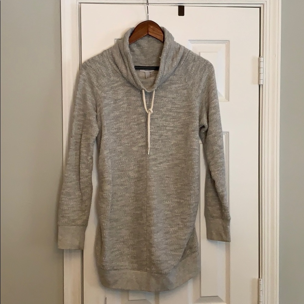 Cozy sweater like maternity sweatshirt